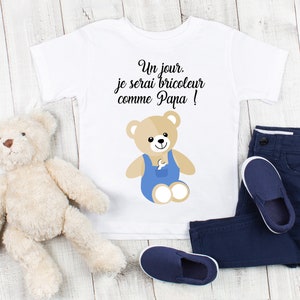 T-Shirt for Boy child future big Brother I would be handyman like dad 2 4 6 8 10 12 years