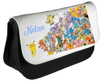 Trousse Personnalisée Ecole Crayon Pokemon