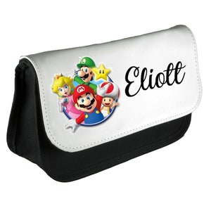 Personalisiertes Schulmäppchen Mario World
