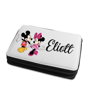 Astuccio Completo Scuola Personalizzabile Regalo Compleanno Topolino Minnie