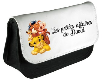 Trousse Personnalisée Ecole Crayon Simba