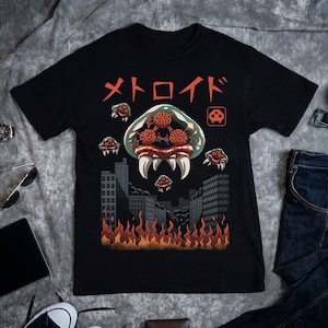 Super Metroid Vintage Black T-Shirt