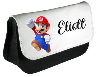 Trousse Personnalisée Ecole Crayon Mario