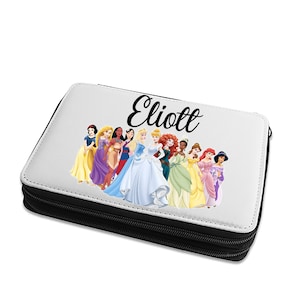 Complete Pencil Case School Customizable Birthday Gift Disney Princesses