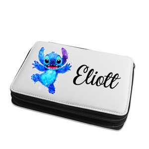 Complete pencil case School Customizable Birthday gift Stitch