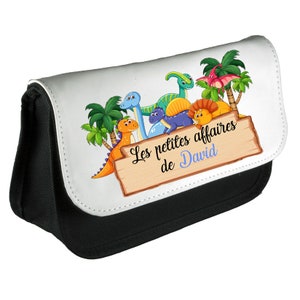 Personalized School Pencil Case Dinosaur