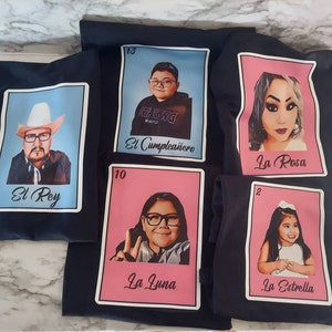 Custom Loteria Card T-Shirt