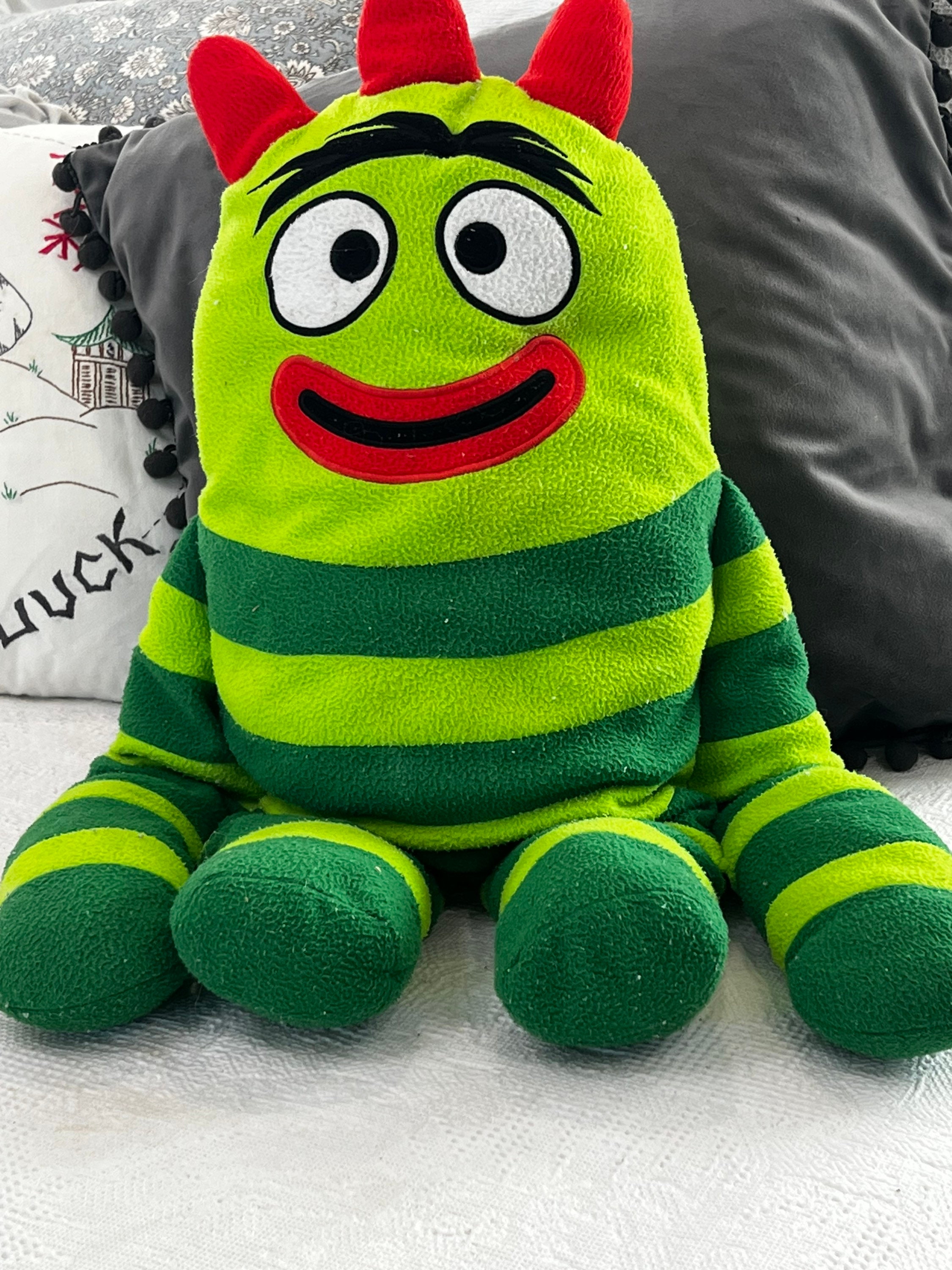 Yo Gabba Gabba Brobee Buddy Cuddle Pillow Plush Doll Stuffed