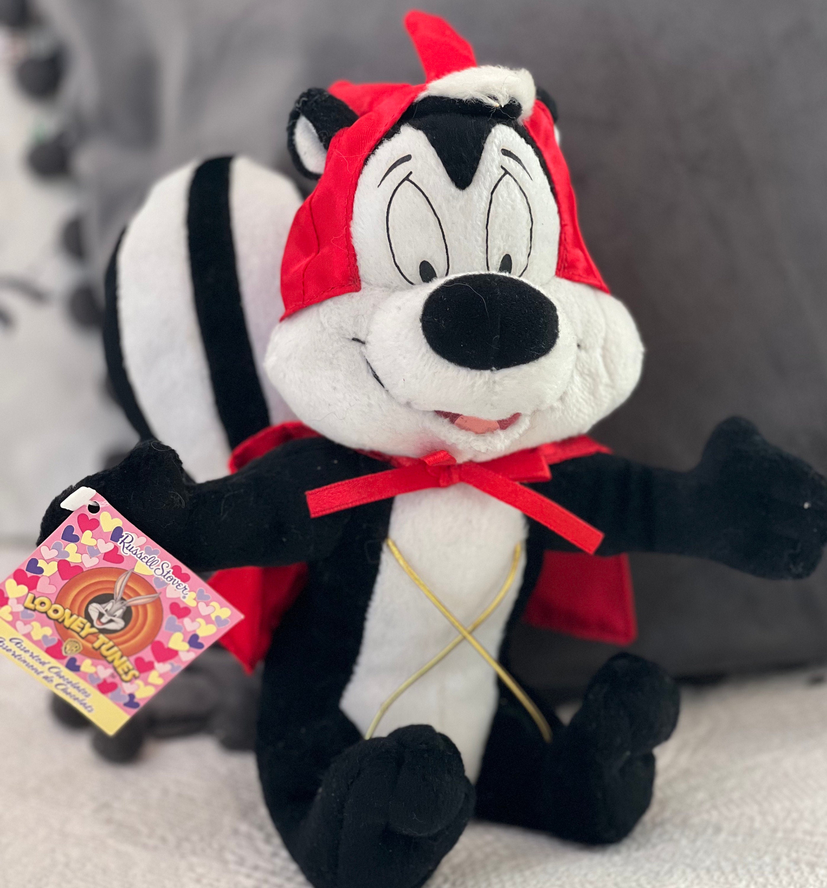 Pepe Le Pew Penelope Pussycat Looney Tunes Plush 1998 Bean, 54% OFF