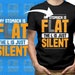 My Stomach Is Flat The L Is Just Silent Sweatshirt