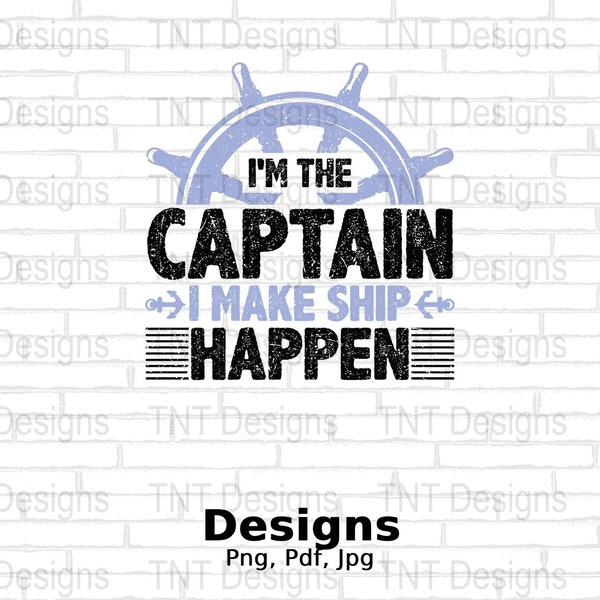 Boat Captain Svg - Etsy