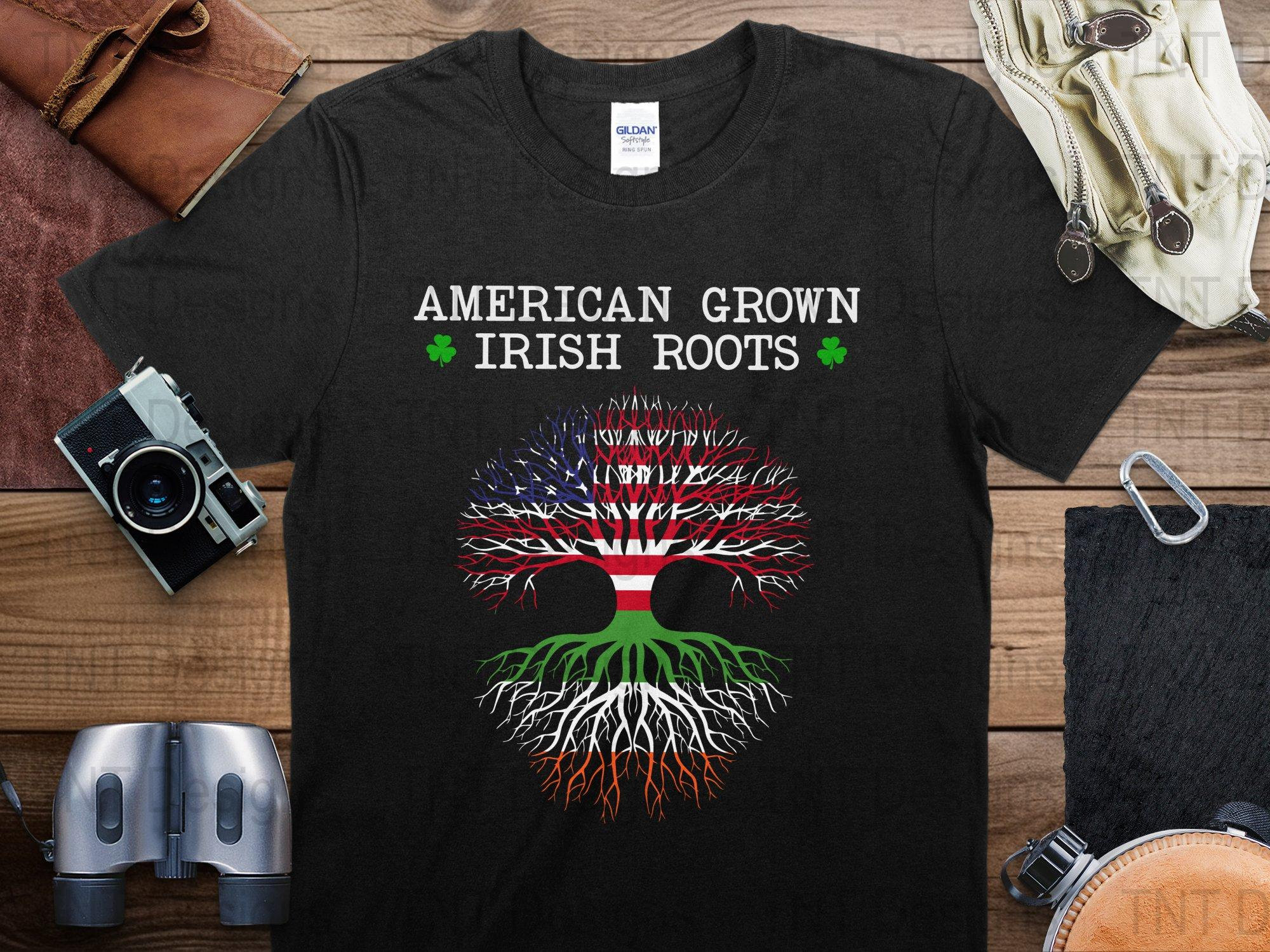 American Grown Irish Roots Digital Png File, Instant Download, Ireland ...