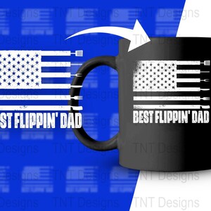Best Flippin' Dad Digital Png File, Instant Download, Funny BBQ Dad T ...