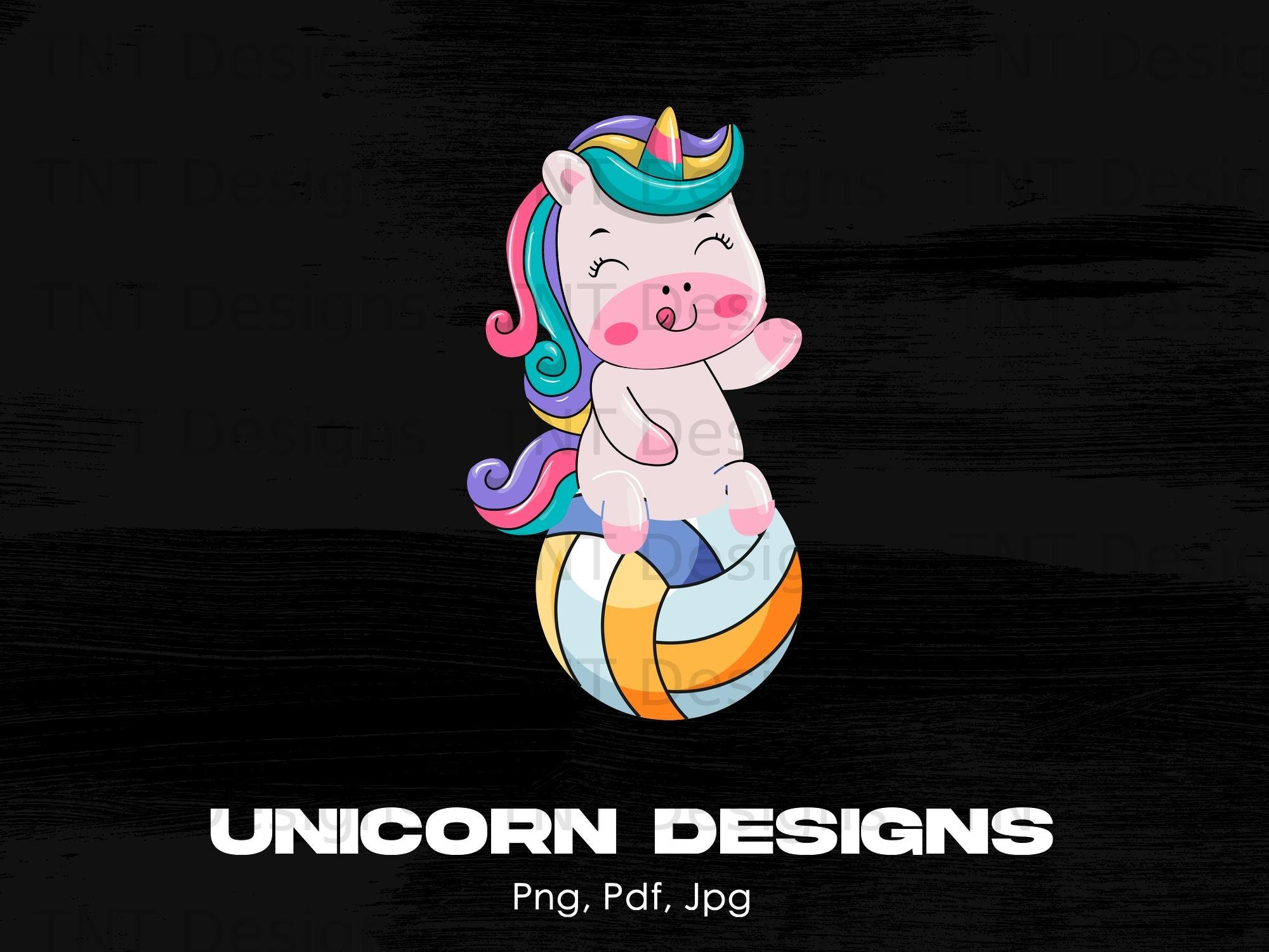 Magical Volleyball SVG, Volleyball Unicorn Svg, Volleyball