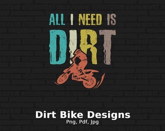 Dirt Bike Rider Digital Png File Download, Dirt Bike T-Shirt Design, Dirt Bike Rider Png, Retro Dirt Bike PNG, Dirt Bike Png, Motocross Png