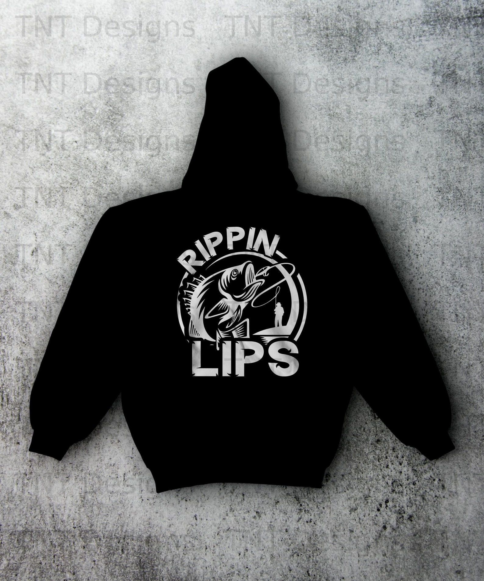 Rippin Lips Funny Fisherman Digital Png Design File Instant - Etsy