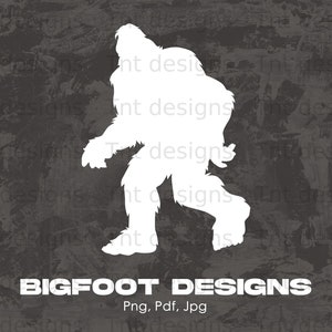 Bigfoot Silhouette Digital Png File Instant Download Bigfoot - Etsy