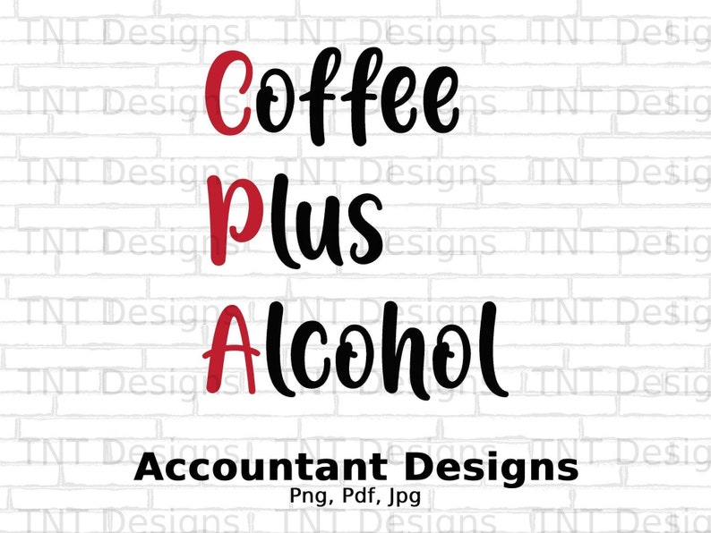 Funny CPA Accountant Joke Digital Png File Instant Download Etsy