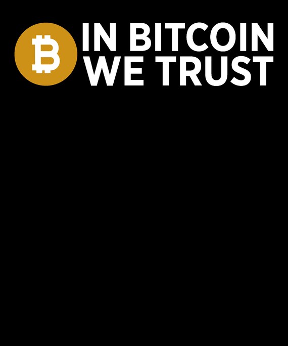 In Crypto We Trust Bitcoin Trading & Mining T-Shirt In Crypto We Trust Bitcoin Trading & Mining T-Shirt