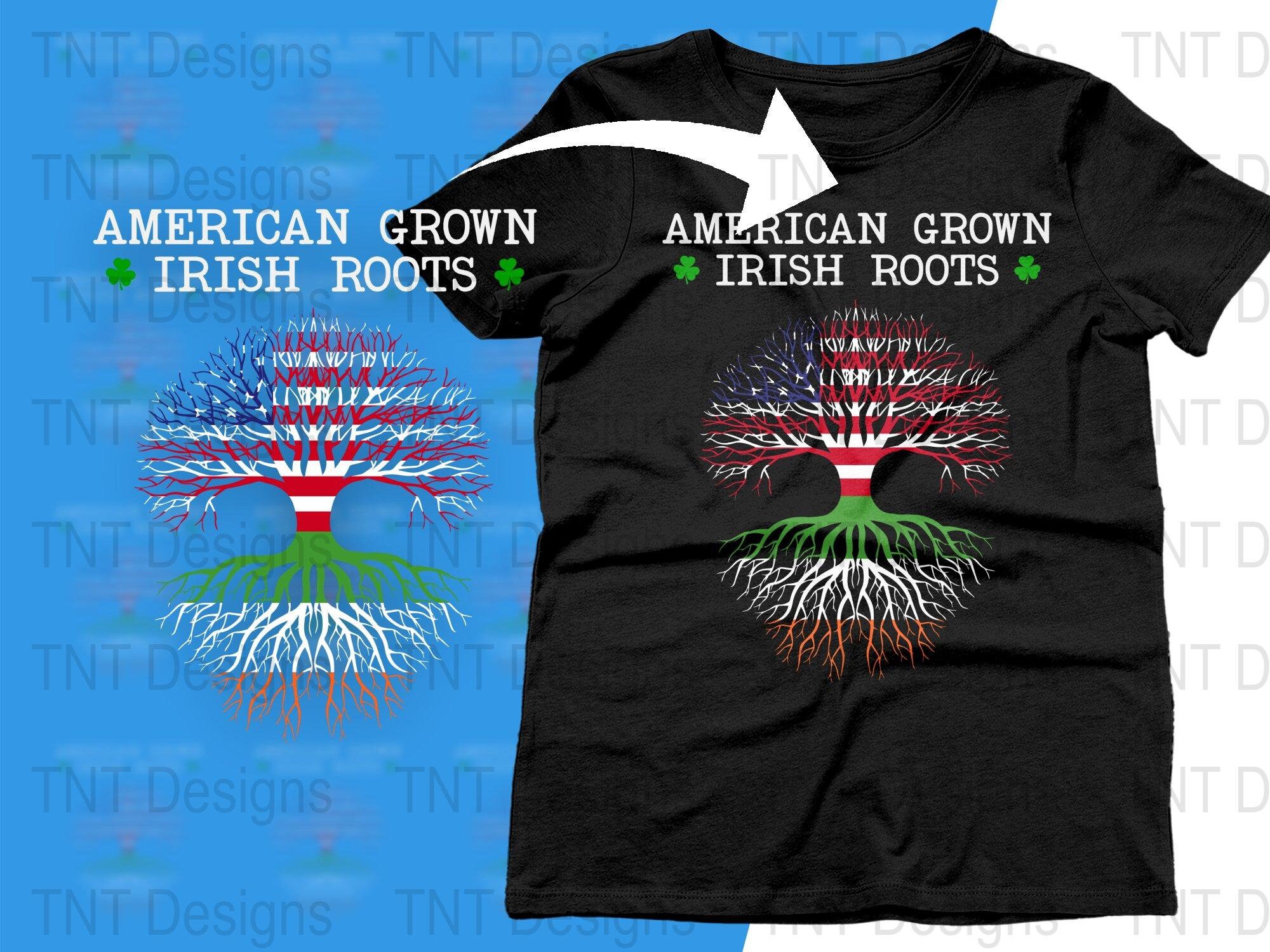 American Grown Irish Roots Digital Png File, Instant Download, Ireland ...