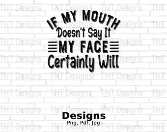 Funny Sarcastic Quote PNG: T-Shirt Design (Digital Download)
