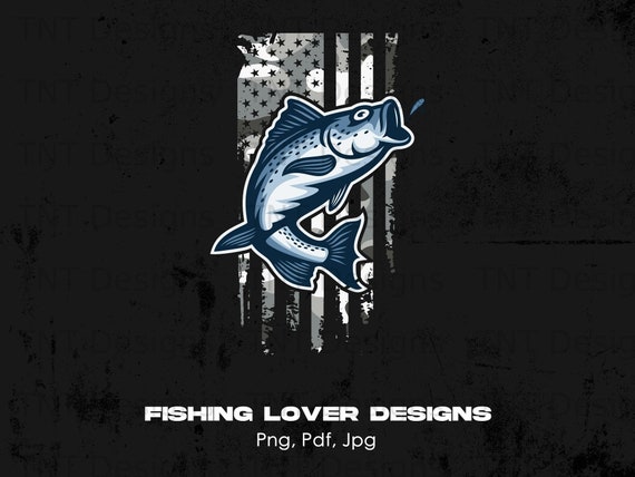 Fishing American USA Flag Digital Png File, Instant Download, Fishing T-shirt  Design, Fishing Dad Shirt Png, Bass Fish Png, Vintage Fish Png 