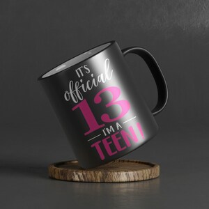 It's Official 13 I'm A Teen Digital Png File, Instant Download, 13th ...