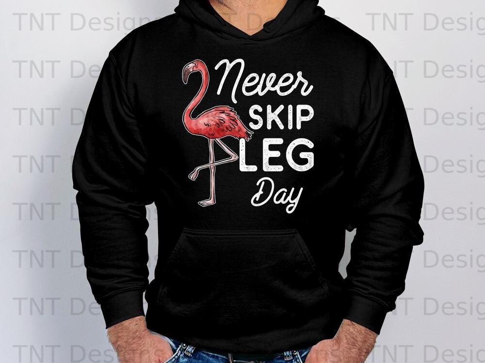 nike dont skip leg day flamingo shirt