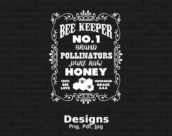 Bee Keeper Digital Png File, Funny Honey Lover T-shirt Design, Funny Beekeeper Png, Bee Png, Mug Png, Instant Download, Bee Lover Shirt Png