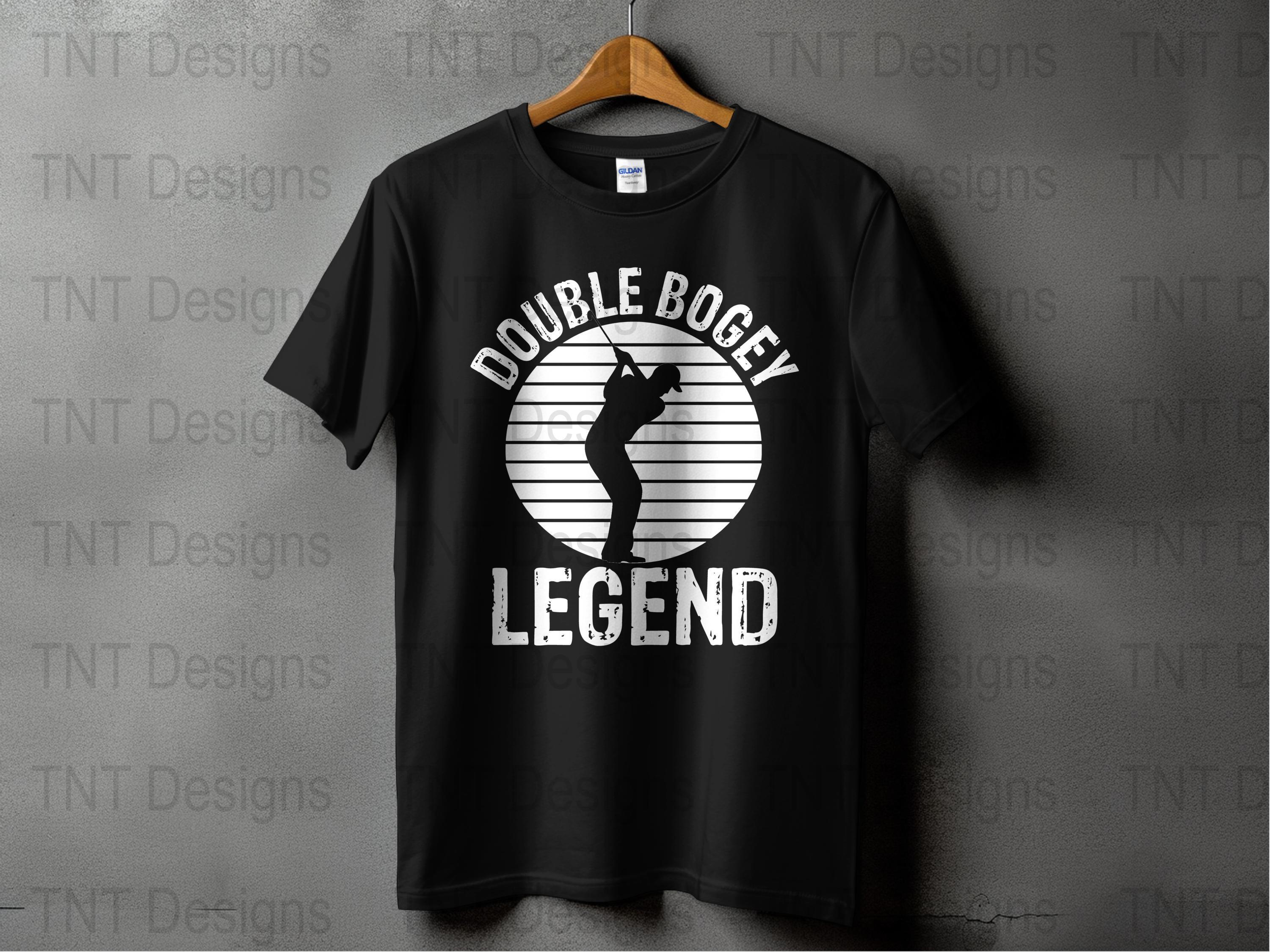 Vintage Double Bogey Legend Digital Png File, Funny Golfing T-shirt ...