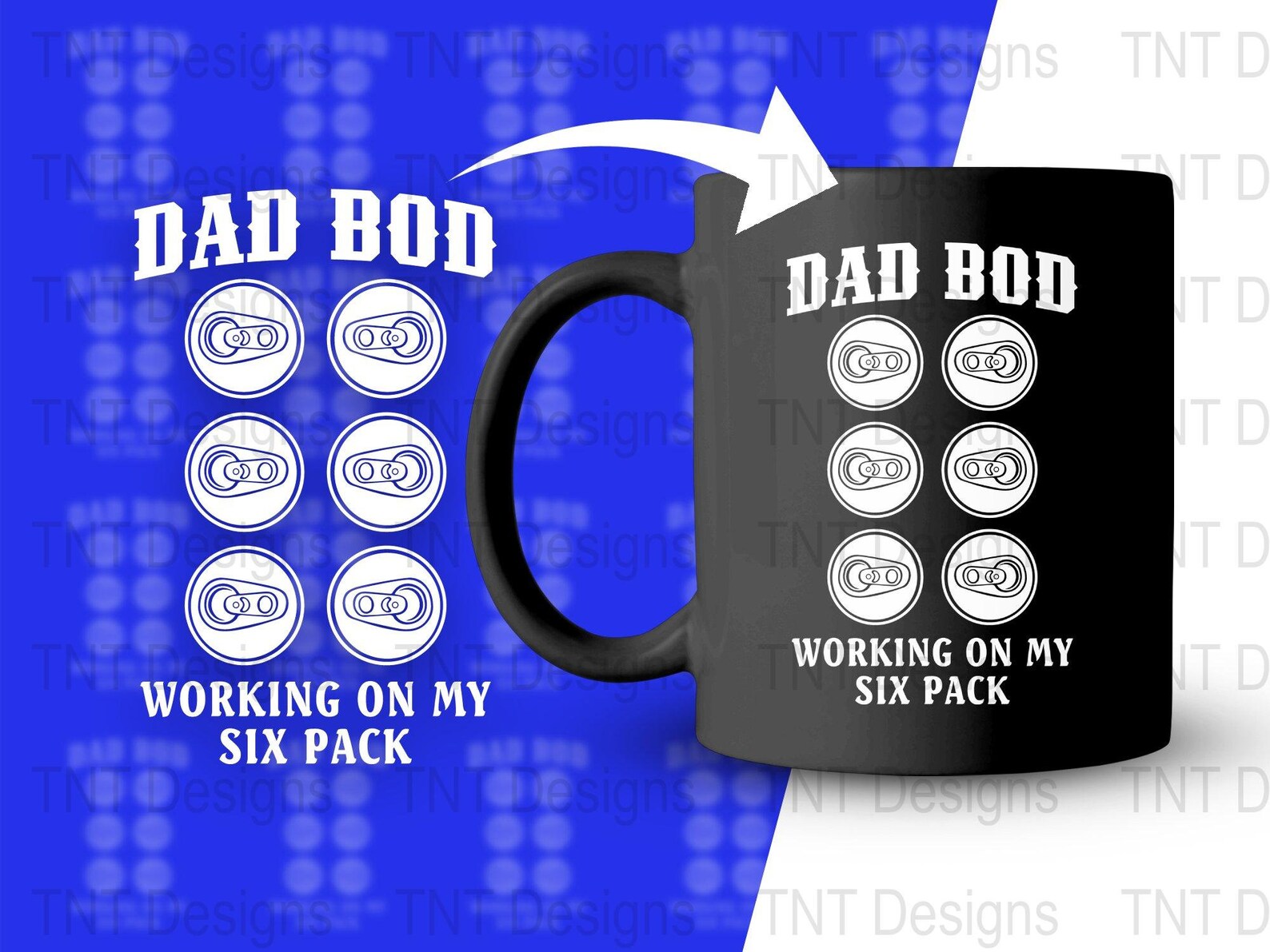 Dad Bod Working on My Six Pack Digital Png File, Instant Download ...