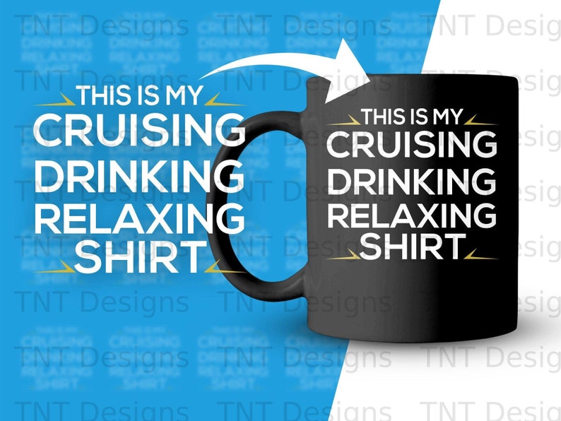 This Is My Cruising Drinking Relaxing Shirt Digital Png File Download, Cruise Vacation T-shirt Design, Cruise Ship Png, Drink Package Png image 3