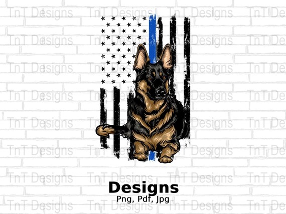 Blue Line K9 American Usa Flag German Shepherd Police Shirt Blue Line K9 American Usa Flag German Shepherd Police Shirt