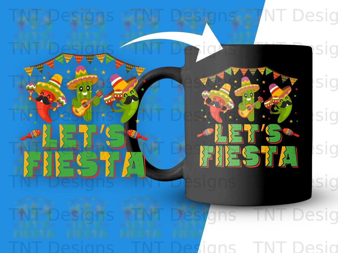 Let's Fiesta Digital File Instant Download Fiesta Png - Etsy