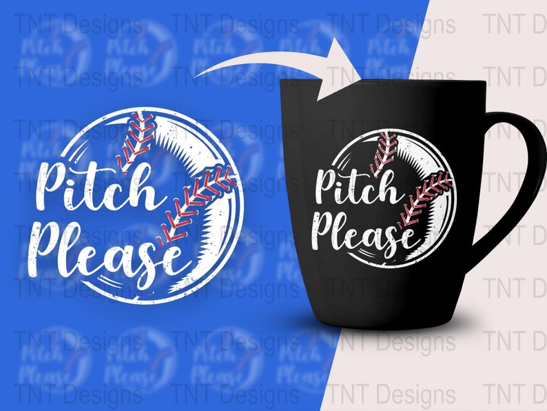 Pitch Please Digital Png File, Instant Download, Baseball Player T-shirt Design, Game Day Shirt Png, Baseball Mom Png, Baseball Shirt Png image 3