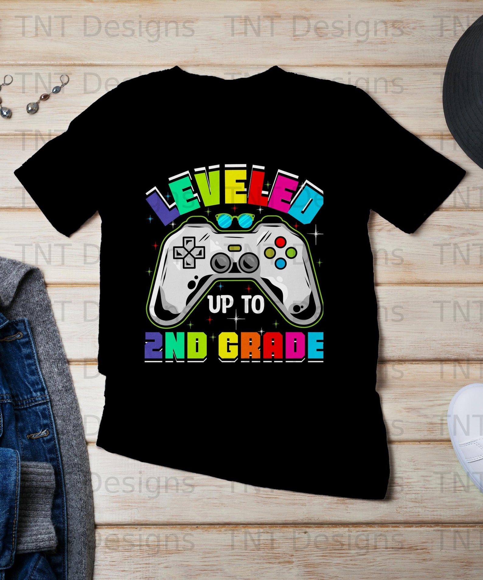 Level up to 2nd Grade Gamer Digital Png Design File Download - Etsy