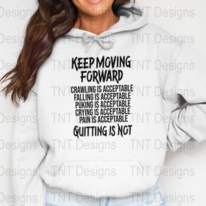 Archivo PNG digital Keep Moving Forward, diseño de camiseta con cita motivacional, camiseta inspiradora y alentadora PNG, descarga instantánea, PNG positivo imagen 6