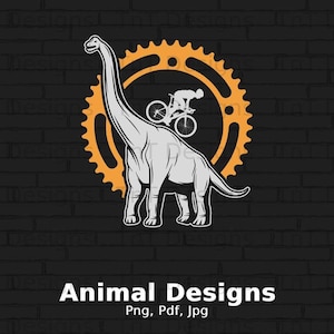 Vintage Mountain Dino Digital Png File, Instant Download, Vintage Mountain Biking Gift, Mountain Bikers T-Shirt design, Dinosaur Png
