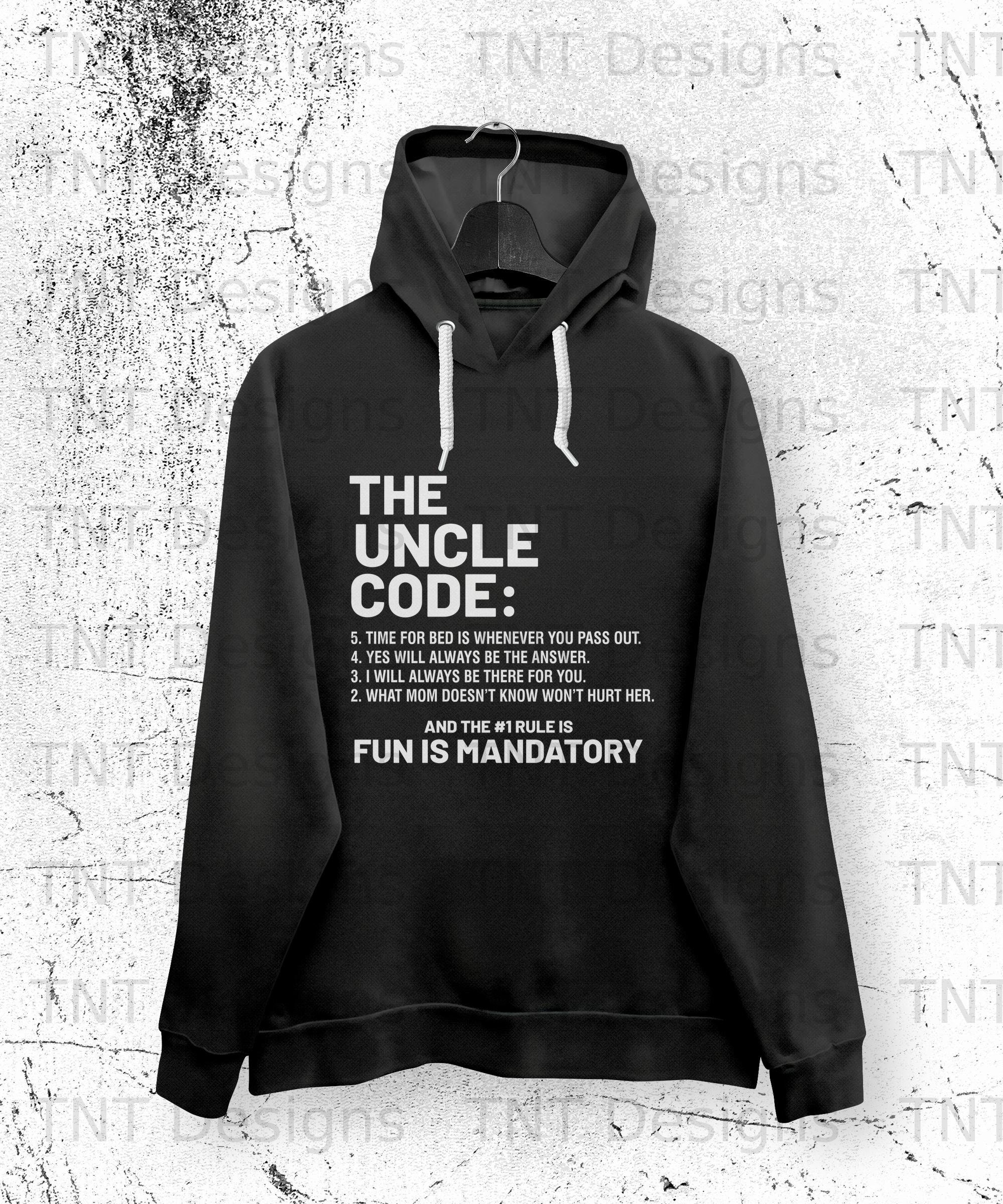 The Uncle Code Digital Png File Instant Download, Funny Uncle T-shirt ...