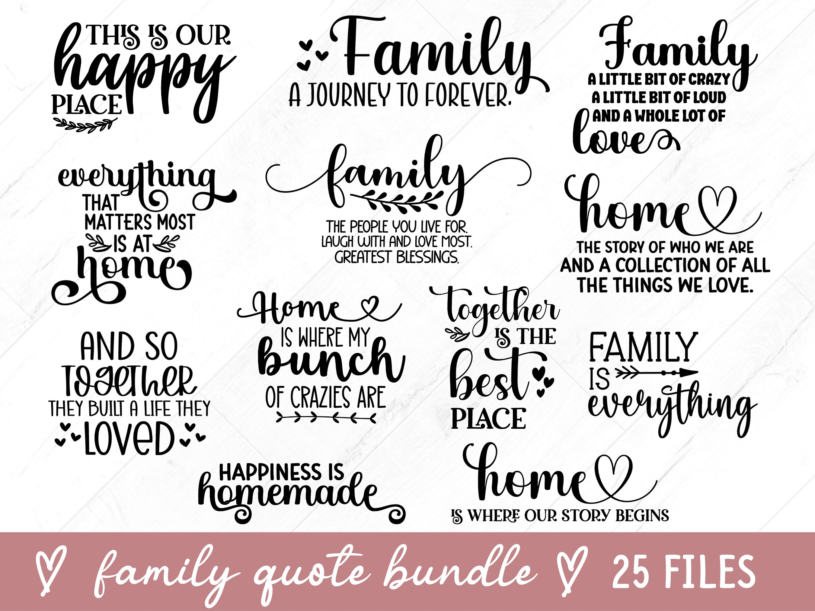 Family Quotes Svg Family Svg Bundle Family Sayings Svg - Etsy