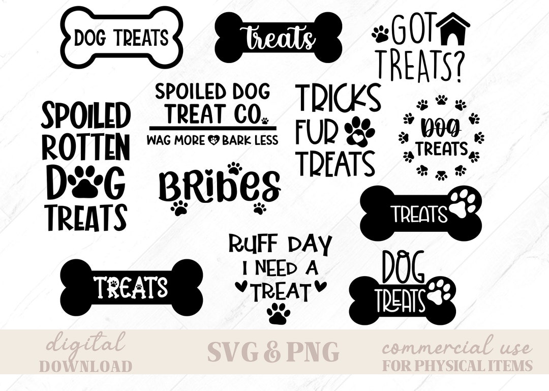 Dog Treat Svg Bundle Dog Svg Bundle Dog Lover Svg Dog Treat Etsy UK