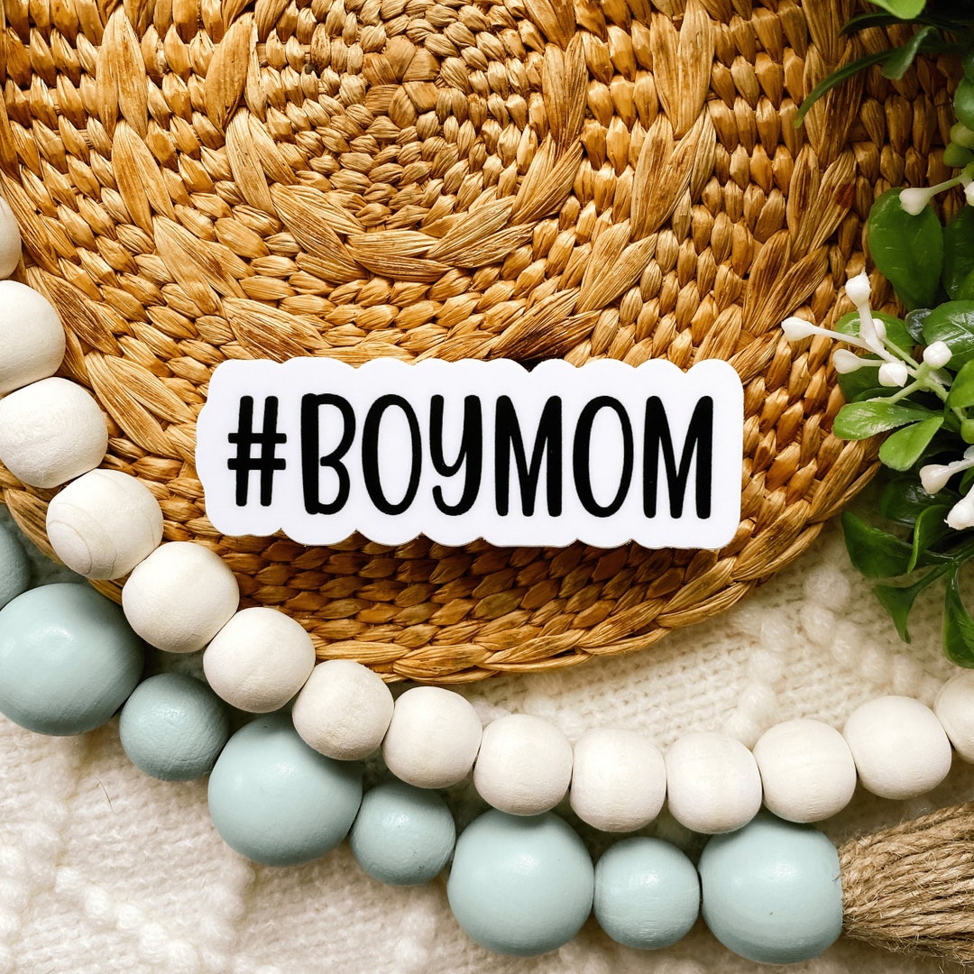 Boy Mom Sticker Boy Mom Decal Mom Life Sticker Boy Mom Car Etsy