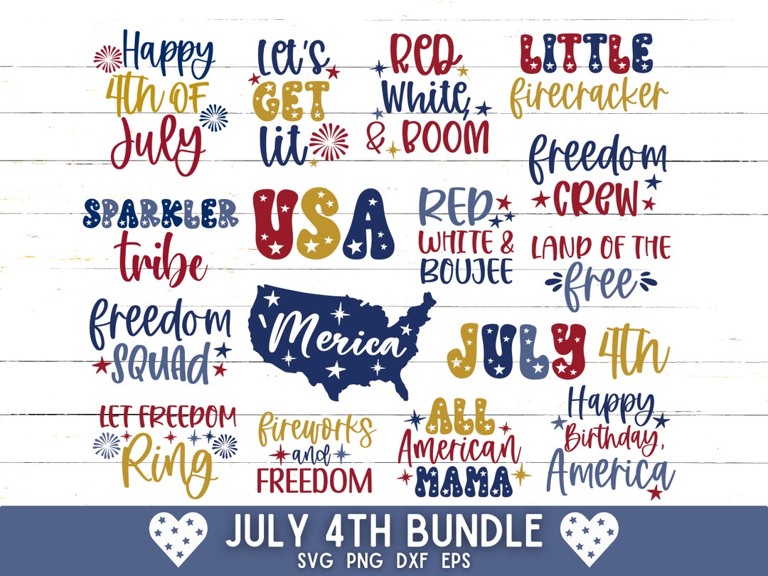 July 4th Svg Kids 4th of July Svg 4th of July Shirts Svg - Etsy