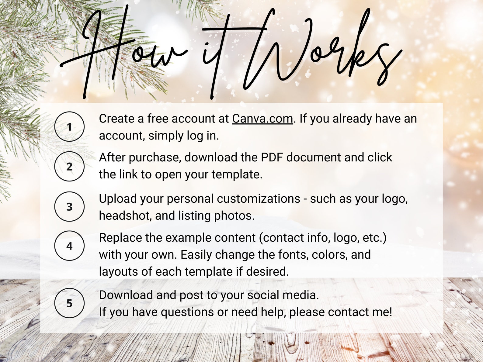 December Real Estate Posts, Real Estate December, Winter Real Estate