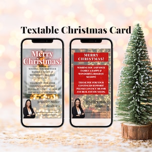 Immobilier Noël, Marketing immobilier, Noël immobilier, Modèles pour agences immobilières, Carte d'agent immobilier, Immobilier de vacances, Carte de vœux