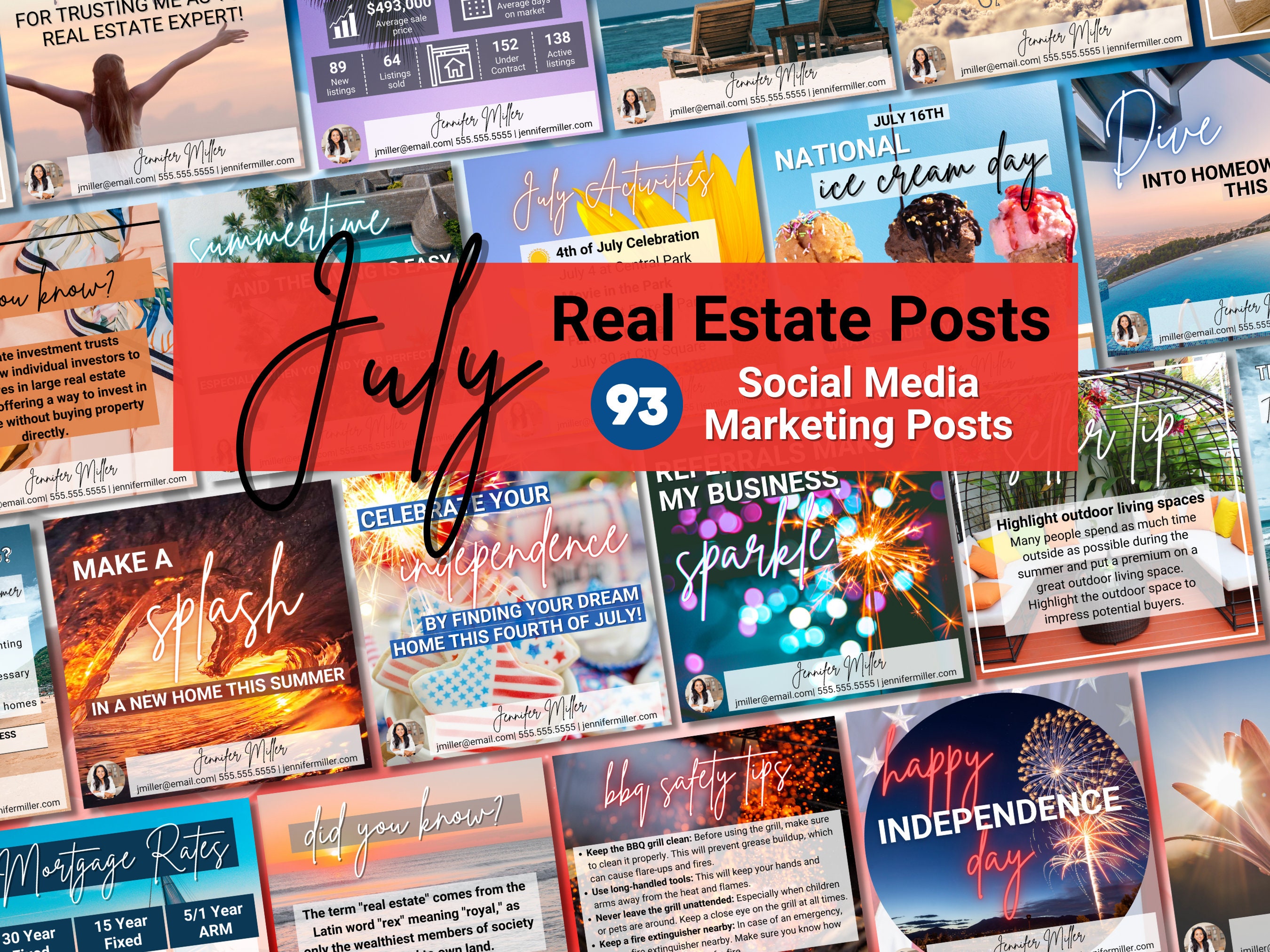 July Real Estate Social Media, Real Estate Marketing, Real Estate ...
