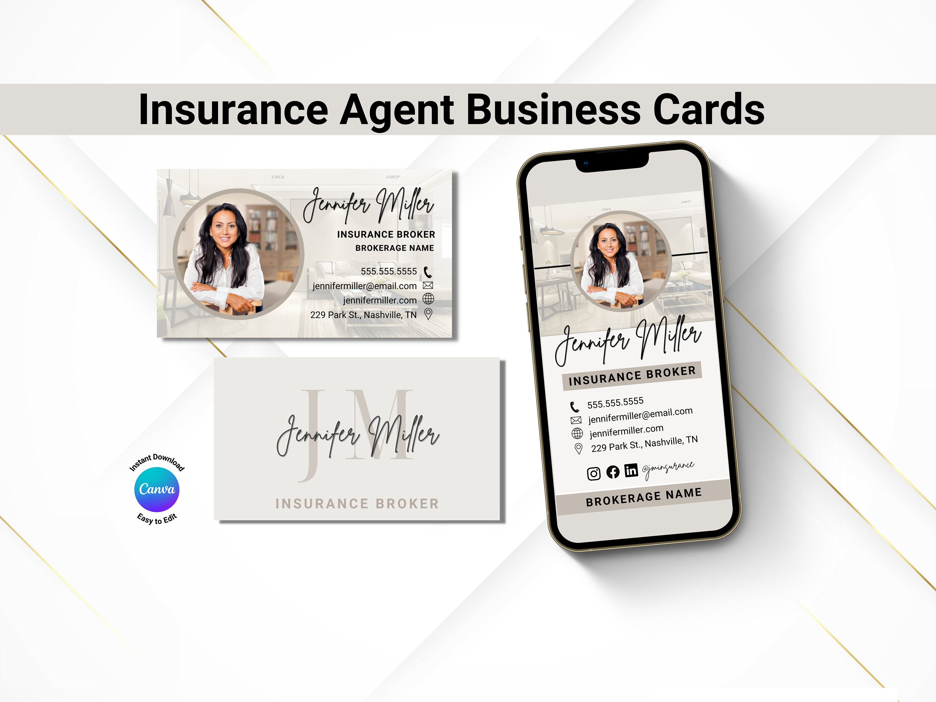 Digital Business Card, Insurance Agent Business Card, Insurance Agent, Mortgage Broker, Life Insurance, Insurance Business Card, Insurance