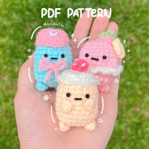 Tapiocas Amigurumi de Crochê (Padrão PDF)