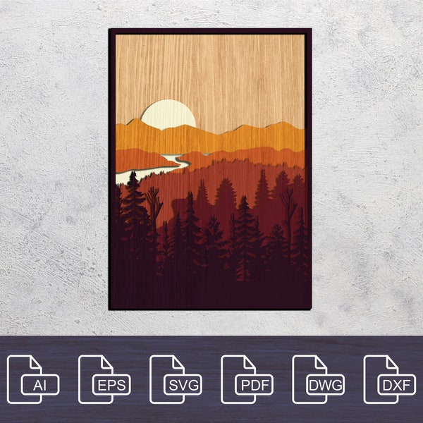 Laser Cut Files for River Etsy