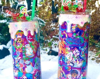 LF Christmas tumbler epoxy